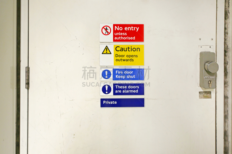禁止进入记号,已占用或空闲标志,防火门,空闲标志,私人标志,不,水平画幅,无人,房地产,建筑外部