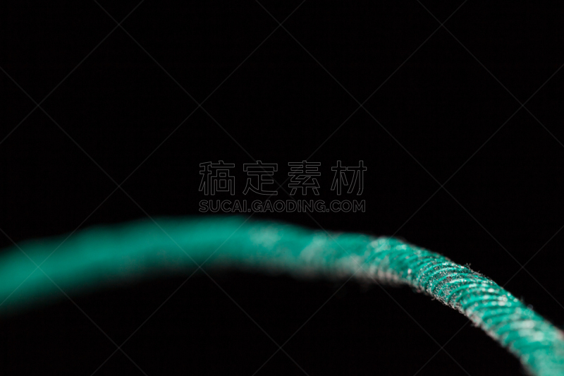 绿色,黑色背景,导火索,爆炸性的保险丝,烟火效应,浅的,留白,水平画幅,无人,线条
