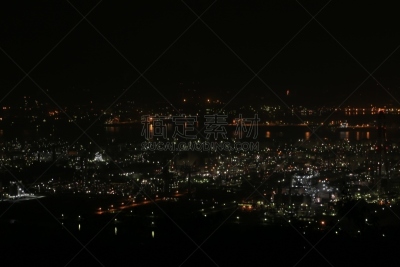 夜晚,复杂性,仓敷,工业区,化工厂,冈山县,储油罐,烟囱,制造业职位,水平画幅