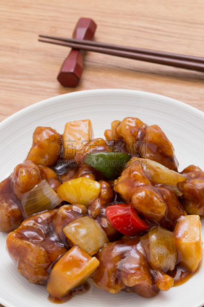 咕噜肉,笋,垂直画幅,肉制品,无人,猪肉,中国食品,食品,摄影