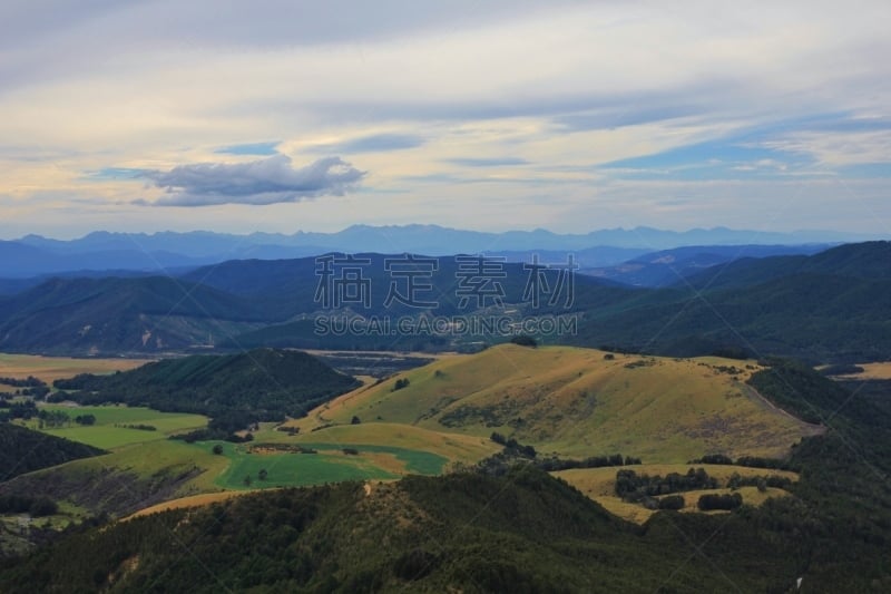 山,新西兰,看风景,新西兰纳尔逊城市,南阿尔卑斯山脉,水平画幅,无人,澳大拉西亚,夏天,户外