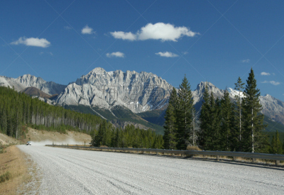 山,公路,帕里萨德游乐场,谷边,洛矶山脉,折叠的,水平画幅,无人,云景,山脊