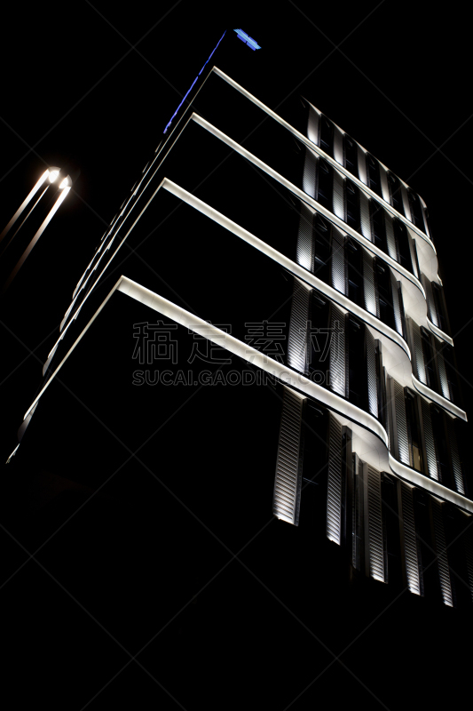 夜晚,莫斯科,俄罗斯,垂直画幅,光亮,灯,明亮,现代,建筑业,城镇