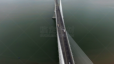 瓦斯科·达·伽马大桥,里斯本,葡萄牙,塔霍河,里斯本区,水,水平画幅,高视角,无人,大西洋