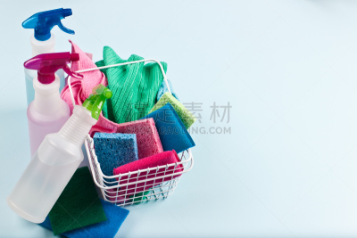 清洗剂,商品,篮子,颜色,留白,新的,水平画幅,无人,家庭生活,清洁海绵