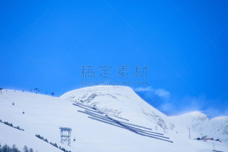 雷督阿普,地形,山,法国,滑雪场,思诺山,自然,寒冷,水平画幅,雪