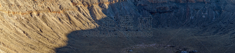 亚利桑那,陨石坑,白昼,日光,明亮,陨石,温斯洛公园,岩床,沙漠