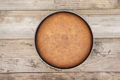 自制的,甜点心,蛋糕,海绵蛋糕,锅,选择对焦,苏打,室内,木制,可爱的