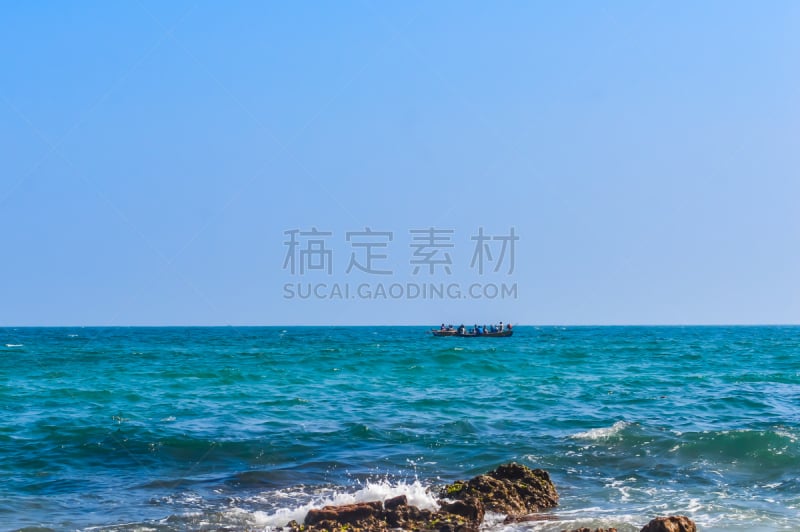 印度,旅游目的地,划艇,波浪,概念,木制,湖,海洋,奥里萨邦,旅行