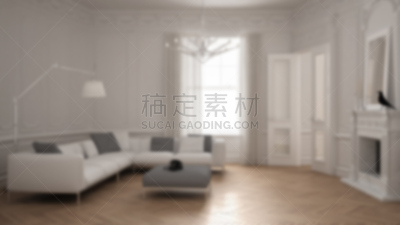 现代,沙发,壁炉,室内设计师,起居室,运动模糊,背景,简单,极简构图,复古