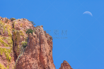 洞穴,峡谷,小溪,洞穴克里克休养区,稀裡嘩啦山脉,自然,天空,悬崖,水平画幅,橙色