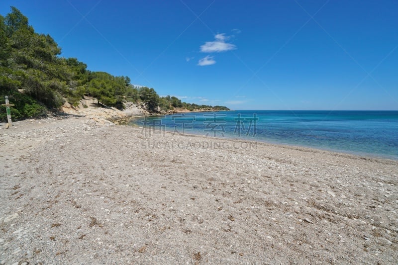 西班牙,多拉达海岸,海滩,地中海,地形,户外,夏天,宁静,旅游目的地,自然