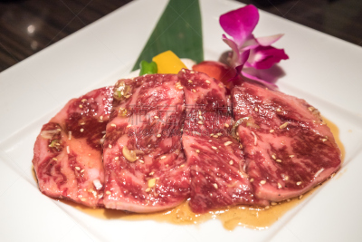 肉,沙朗牛排,烤肉架,韩国烤肉,烧肉,腰肉,水平画幅,生食,溢价,商业厨房