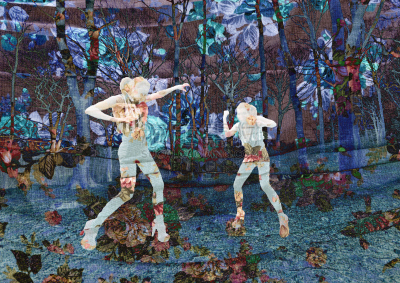 抽象,动作,数字增强,非都市风光,水平画幅,纺织品,超现实主义的,超现实主义,数码合成