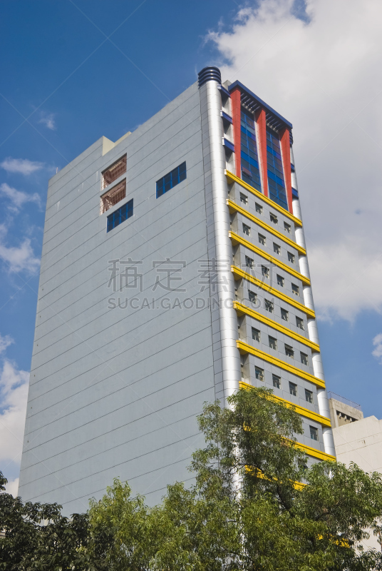 现代,建筑外部,露脐裤,总部大楼,公寓,建筑结构,亚洲,垂直画幅,图像,无人