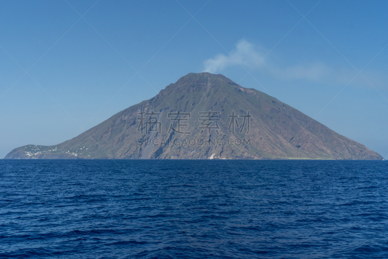 斯托伦波里岛,海洋,硫磺群岛,丽巴瑞群岛,硫磺,活火山,浓烟,火山口,灰,西西里