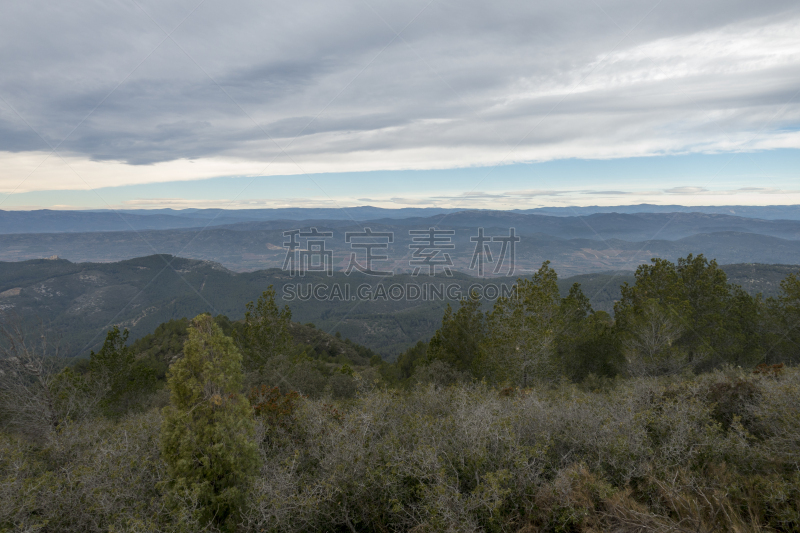 山,齿状山脊,特拉华,卡斯特利翁省,环境,岩石,户外,欧洲,自然,白昼