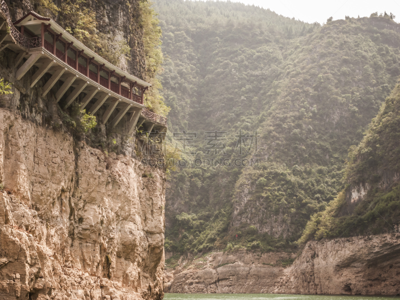 河流,兰若殿,宜昌,长江三峡,长江,重庆,四川省,水,水平画幅,民间音乐