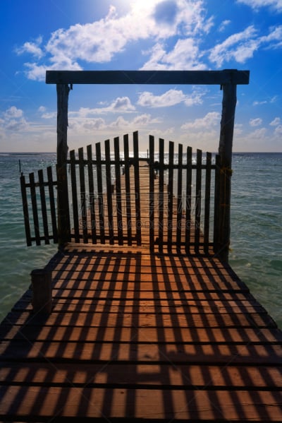 科斯塔玛雅,海滩,玛哈维,加勒比海地区,垂直画幅,水,天空,度假胜地,沙子,无人