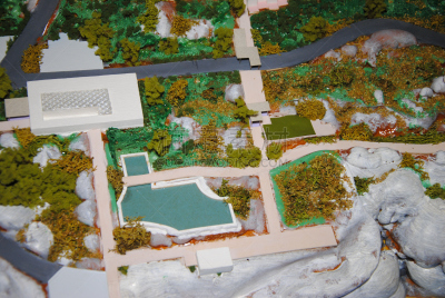 建筑,模型飞机,建筑模型,水,留白,度假胜地,外立面,水平画幅,无人,游泳池