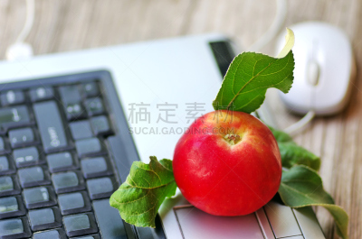 鼠标,计算机键盘,苹果,红色,桌子,笔记本电脑,水平画幅,电子邮件,com域名