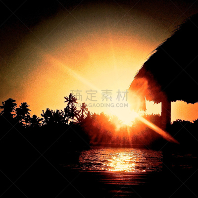 黎明,鸡尾酒,ambergris caye,伯利兹,水,天空,早晨,户外,海滩,阳光光束