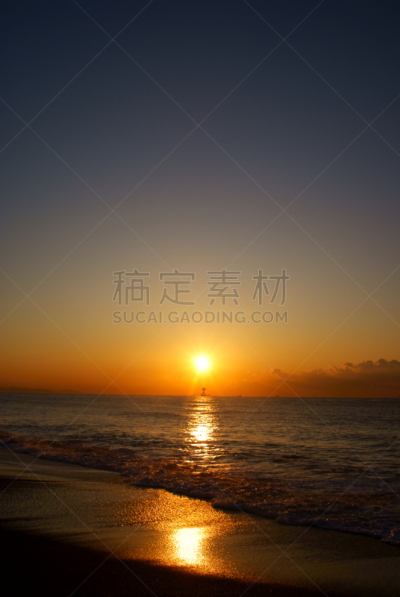 黎明,相模湾,垂直画幅,天空,夜晚,无人,水平线,蓝色,日本,早晨