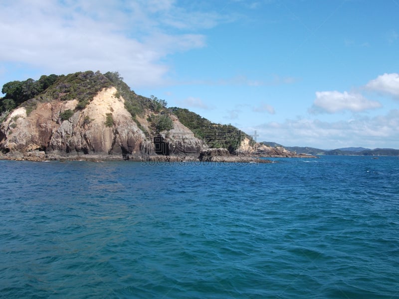 派希亚镇,新西兰,自然,图像,海洋,bay of islands,无人,水,石头,岩石