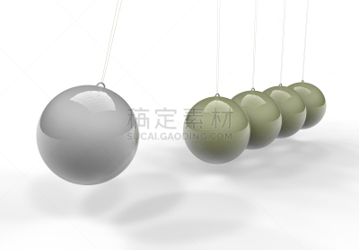 三维图形,牛顿碰撞球,桌上玩具,金属,想法,球体,白色,技术,悬挂的,与众不同
