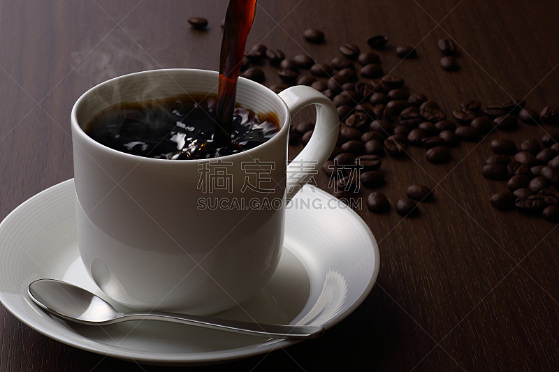 木制,咖啡,桌子,咖啡店,饮料,热,暗色,咖啡杯,热饮,茶碟