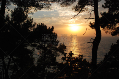 海洋,自然美,自然,宁静,水平画幅,无人,夏天,海洋生命,户外,云景