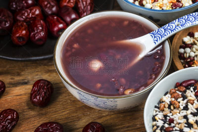 白米粥,中国,粥,传统,数字8,百宝箱,可爱的,食品,米,荷花