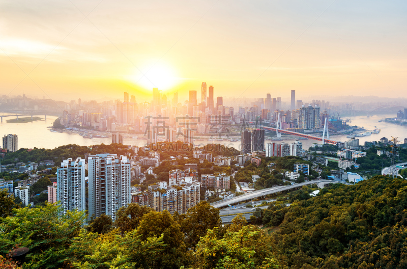 重庆,都市风光,水,水平画幅,夜晚,无人,户外,都市风景,现代,长江