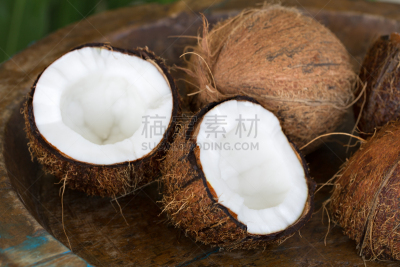 椰子,木制,背景,素食,横截面,部分,清新,热带气候,食品,可可奥斯汀
