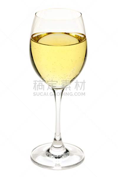 玻璃杯,白葡萄酒,夏敦埃葡萄,垂直画幅,葡萄酒,无人,含酒精饮料,背景分离,饮料,充满的