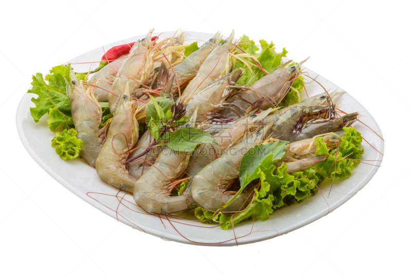 生食,黑色虎虾,水平画幅,无人,海产,清新,小吃,特写,美味,海洋