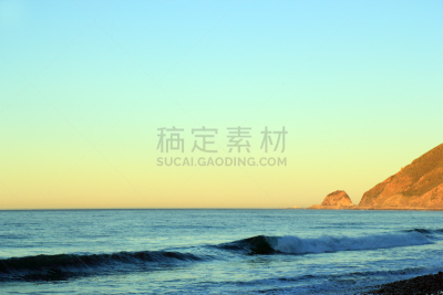 慕鼓角,加利福尼亚,天空,留白,风,水平画幅,山,无人,户外,文图拉县