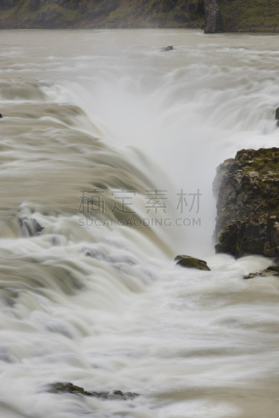 瀑布,冰岛国,能力,桨叉架船,seljalandsfoss waterfall,冰岛中南部,垂直画幅,水,湿,户外