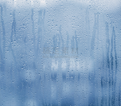 蓝色,重的,蒸汽,雨,水,水平画幅,无人,玻璃,湿,纯净