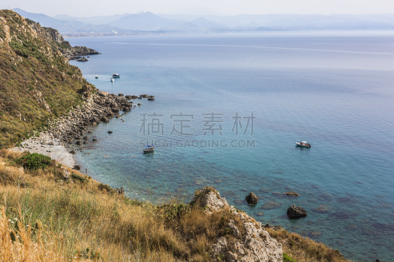 米拉佐,墨西拿海峡,悬于之上,伊奥利亚群岛,半岛,水平画幅,岩石,无人,户外,海洋