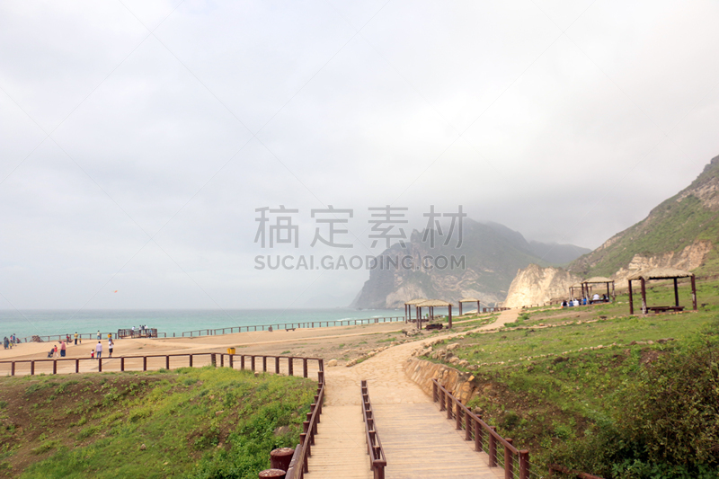 枝繁叶茂,阿曼,海滩,海景,塞拉莱,地形,阿拉巴马州,岩石,绿色,美