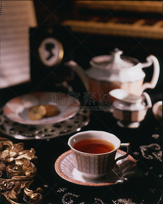 茶,红茶,垂直画幅,茶壶,无人,英格兰,饮料,食品,摄影