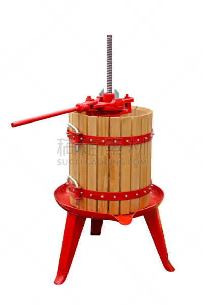压酒机,垂直画幅,葡萄酒,剪贴路径,设备用品,无人,背景分离,摄影