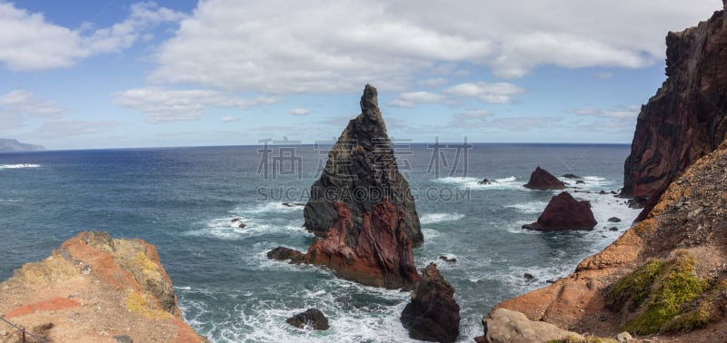 葡萄牙,马德拉,风景,地形,火山地形,户外,自然,图像,群岛,全景