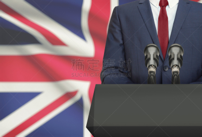 英国,男商人,讲道坛,背面视角,背景聚焦,工作面试,水平画幅,符号,商务会议,安全