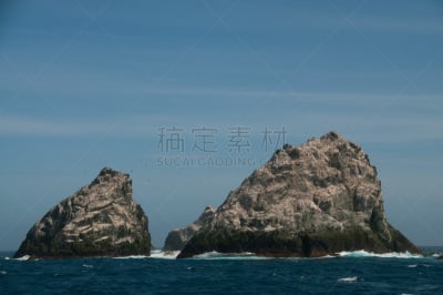 岩石,粗毛鸬鹚,大西洋,鸬鹚,鸟类,夏天,户外,南极洲,天空,南