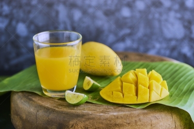 果汁,清新,芒果,水平画幅,鸡尾酒,夏天,酸奶,饮料,柠檬,吃饭