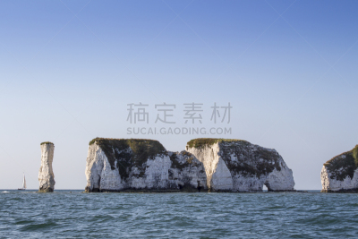 桑德兰湾,侏罗纪,悬崖,水平画幅,岩石,无人,英格兰,夏天,户外,海洋