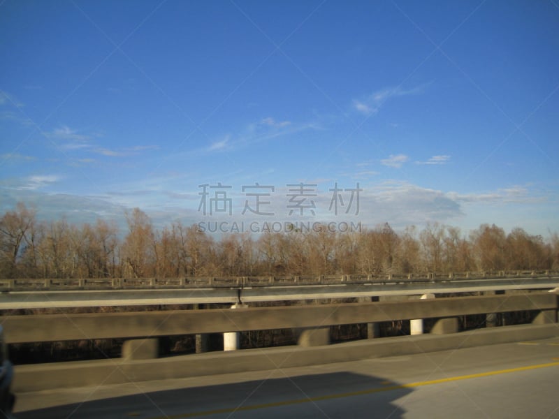 沼泽,主干路,10号州际公路,希尔顿赫德,塞浦路斯沼泽,密西西比,南卡罗来那,路易斯安那州,新月形,天空