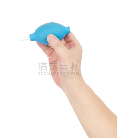 气泵,同花大顺,垂直画幅,与摄影有关的场景,手,工具,催泪瓦斯,清洗,吹